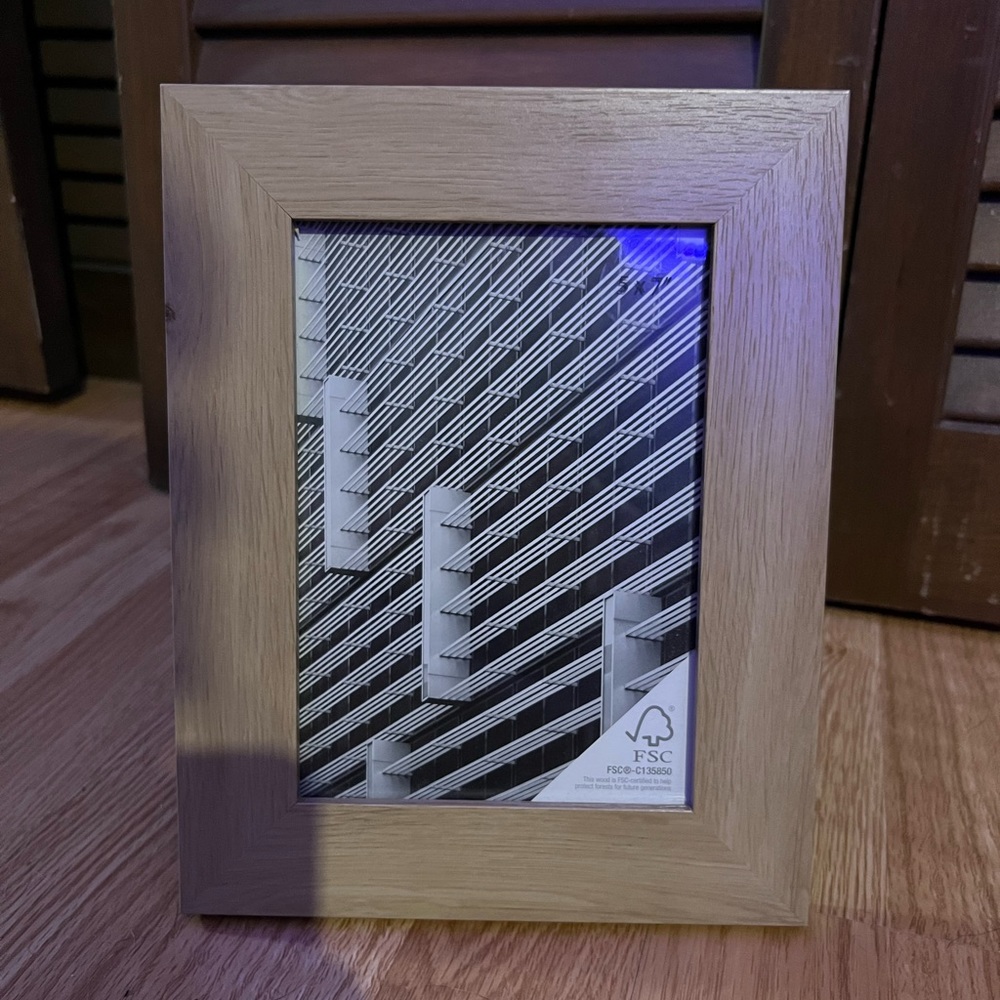 5x7 Wood Grain Picture Frame